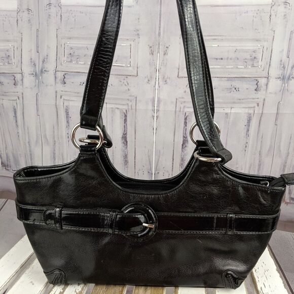 La Diva italian mini purse tote travel carry black - Picture 1 of 7